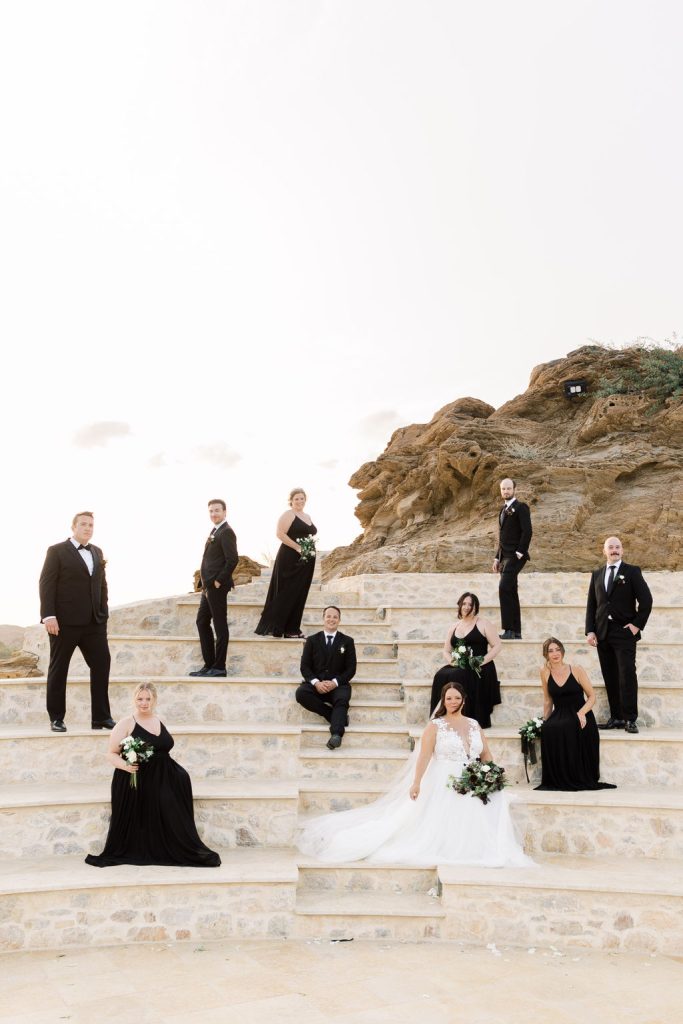 ios island_private villa_wedding in Greece